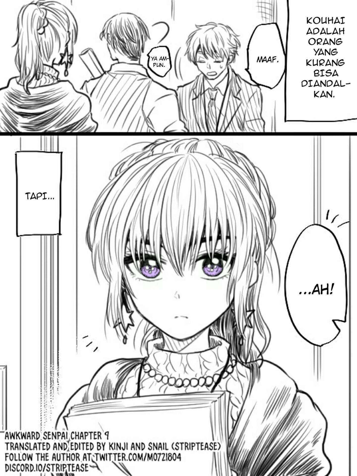 Awkward Senpai Chapter 09 Gambar 1